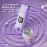 Digital Display Type-c Multifunctional Women's Shaver Hair Removal Device